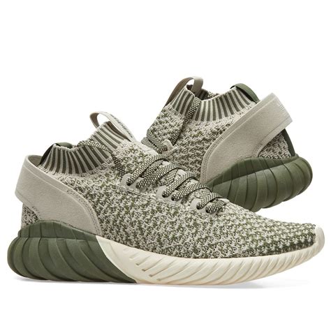 adidas Tubular Doom Sock Primeknit Green Men's 